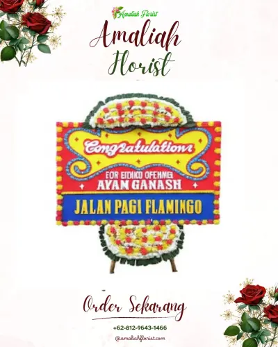 Bunga Papan Congratulation di Ohoitel